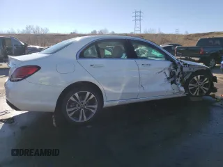 2019 Mercedes-Benz C 300 with VIN 55SWF8EB1KU297185, listed as a Copart auction lot 47410205 with 58,425 mi miles and Salvage Title. Bid and sale history available at carsss.com. Image 3.