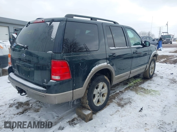 2003 Ford Explorer Eddie Bauer with VIN 1FMDU74W03UB83924, listed as a IAAI auction lot 41614534 with 166,120 mi miles and . Bid and sale history available at DreamBid. Image 4.