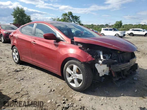 2013 Hyundai Elantra GLS z VIN 5NPDH4AE8DH352599, wystawiony jako Copart lot #58244085 z przebiegiem 137 714 mil mil oraz Szkoda całkowita • Salvage title. Historia ofert i sprzedaży dostępna na DreamBid. Obrazek 4.