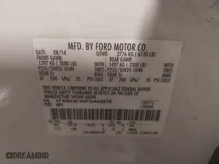 2015 Ford Explorer Limited with VIN 1FM5K8F80FGA62876, listed as a IAAI auction lot 41444117 with 132,791 mi miles. Bid and sale history available at carsss.com. Image 9.