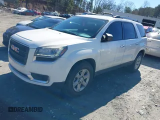 2015 GMC Acadia SLE with VIN 1GKKRPKDXFJ121438, listed as a IAAI auction lot 41587397 with 190,619 mi miles. Bid and sale history available at carsss.com. Image 2.