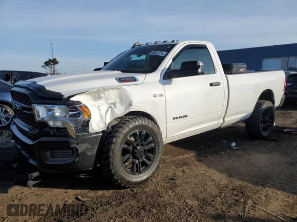 2022 Ram 2500 Tradesman with VIN 3C6MR5AJ9NG105996, listed as a Copart auction lot 48673215 with 65,592 mi miles and Non Repairable. Bid and sale history available at carsss.com. Image 1.