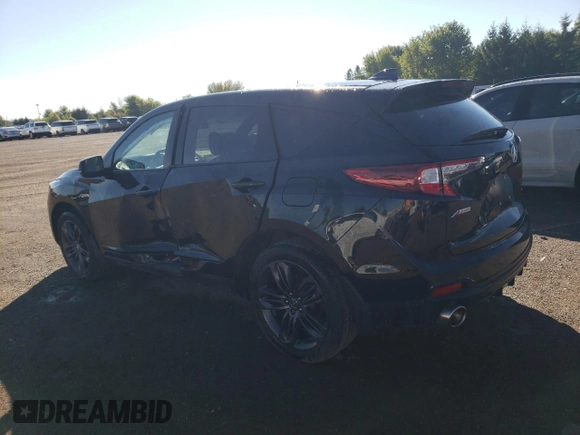 2022 Acura RDX w/A-Spec Package with VIN 5J8TC2H65NL804827, listed as a Copart auction lot 70914054 with 37,188 mi miles and Salvage Title. Bid and sale history available at carsss.com. Image 2.