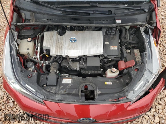 2019 Toyota Prius LE with VIN JTDL9RFU7K3005859, listed as a Copart auction lot 61030765 with 74,022 mi miles and Salvage title. Bid and sale history available at DreamBid. Image 11.