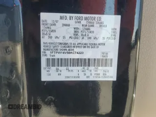 2008 Ford F-150 XLT z VIN 1FTPW14V58KC74223, wystawiony jako Copart lot #64938185 z przebiegiem 86 067 mil mil oraz Szkoda całkowita • Salvage title. Historia ofert i sprzedaży dostępna na DreamBid. Obrazek 12.
