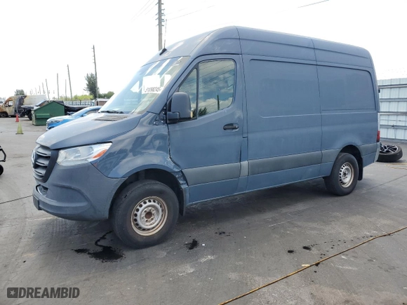 2019 Mercedes-Benz Sprinter Cargo Van with VIN WD4PF0CD6KP093909, listed as a Copart auction lot 51098245 with NaN miles and Clean Title. Bid and sale history available at carsss.com. Image 1.
