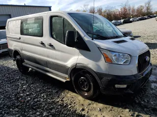 2022 Ford Transit Cargo with VIN 1FTBR1Y81NKA47225, listed as a Copart auction lot 77208734 with 16,658 mi miles and Clean Title. Bid and sale history available at DreamBid. Image 4.