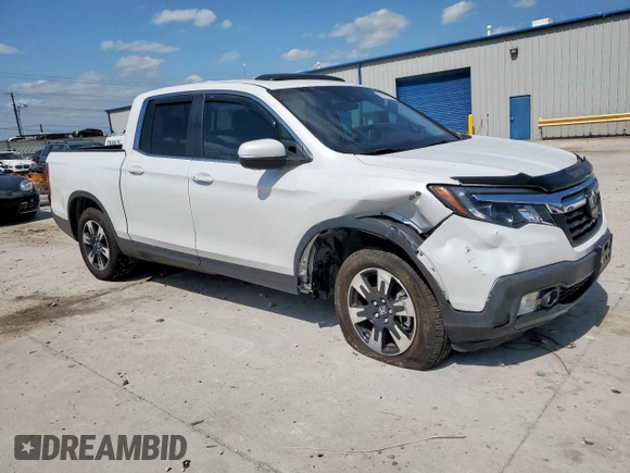 2020 Honda Ridgeline RTL with VIN 5FPYK3F57LB031244, listed as a Copart auction lot 58863795 with 54,318 mi miles and Salvage title. Bid and sale history available at DreamBid. Image 4.