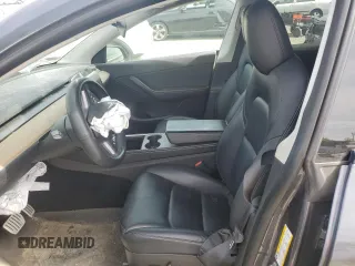 2021 Tesla Model Y Performance with VIN 5YJYGDEF2MF262273, listed as a Copart auction lot 50569245 with 90,879 mi miles and Salvage Title. Bid and sale history available at DreamBid. Image 7.