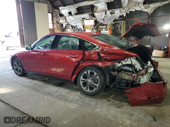 2024 Honda Accord EX-L с VIN 1HGCY2F68RA010264, выставлен на аукционе Copart как лот 57350725 с пробегом 10 429 миль миль и Списание • Salvage title. История ставок и продаж доступна на DreamBid. Изображение 2.