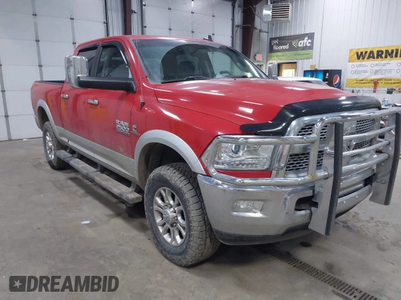 2015 Ram 2500 Laramie with VIN 3C6UR5FL6FG662604, listed as a IAAI auction lot 42340006 with 185,746 mi miles and . Bid and sale history available at DreamBid. Image 1.