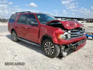 2017 Ford Expedition XLT with VIN 1FMJU1HT8HEA25610, listed as a Copart auction lot 61426525 with 141,409 mi miles and Salvage title. Bid and sale history available at DreamBid. Image 4.