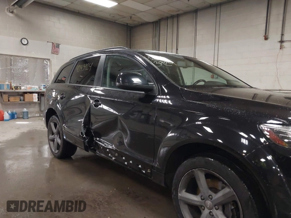 2015 Audi Q7 Premium Plus with VIN WA1LGAFE2FD005746, listed as a IAAI auction lot 42143924 with 143,835 mi miles and . Bid and sale history available at DreamBid. Image 18.