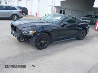 2016 Ford Mustang V6 with VIN 1FA6P8AMXG5265632, listed as a IAAI auction lot 41092678 with 109,705 mi miles and . Bid and sale history available at carsss.com. Image 2.