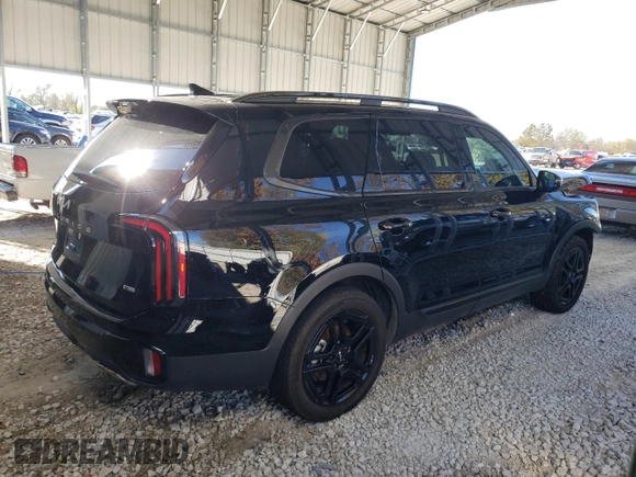 2024 Kia Telluride SX X-Line with VIN 5XYP5DGC9RG474012, listed as a Copart auction lot 79106614 with 22,751 mi miles and Salvage Title. Bid and sale history available at carsss.com. Image 3.