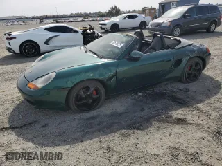 2001 Porsche Boxster with VIN WP0CA29861U621171, listed as a Copart auction lot 53575995 with 0 mi miles and Clean Title. Bid and sale history available at carsss.com. Image 1.