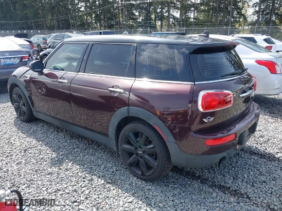 2016 MINI Cooper Clubman with VIN WMWLN5C57G2E30917, listed as a IAAI auction lot 41992494 with 38,567 mi miles. Bid and sale history available at carsss.com. Image 3.