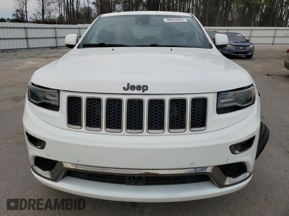 2015 Jeep Grand Cherokee High Altitude with VIN 1C4RJECG1FC160423, listed as a Copart auction lot 46043695 with 140,784 mi miles and Salvage Title. Bid and sale history available at carsss.com. Image 5.