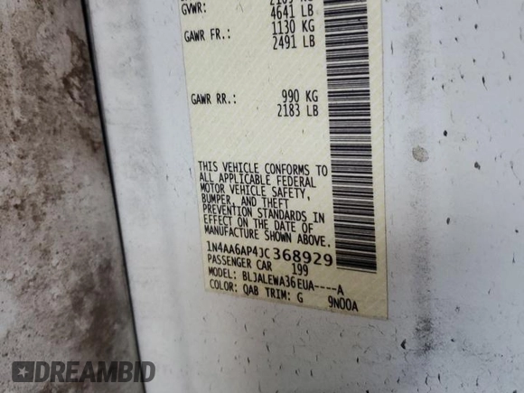 2018 Nissan Maxima SL z VIN 1N4AA6AP4JC368929, wystawiony jako Copart lot #53973035 z przebiegiem 100 172 mil mil oraz Szkoda całkowita • Salvage title. Historia ofert i sprzedaży dostępna na DreamBid. Obrazek 12.