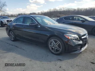 2020 Mercedes-Benz C 300 with VIN 55SWF8EBXLU328905, listed as a Copart auction lot 47097035 with 41,265 mi miles and Clean Title. Bid and sale history available at DreamBid. Image 4.