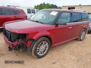 2018 Ford Flex SEL z VIN 2FMGK5C80JBA00373, wystawiony jako IAAI lot #42209810 z przebiegiem 46 231 mil mil oraz . Historia ofert i sprzedaży dostępna na DreamBid. Obrazek 2.