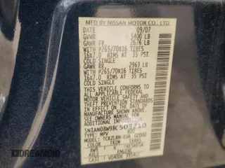 2008 Nissan Xterra X z VIN 5N1AN08W98C503210, wystawiony jako Copart lot #57361155 z przebiegiem 211 951 mil mil oraz Czysty tytuł • Clean title. Historia ofert i sprzedaży dostępna na DreamBid. Obrazek 13.