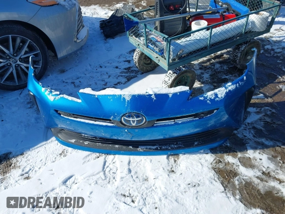 2021 Toyota Prius L Eco with VIN JTDKAMFU9M3135117, listed as a IAAI auction lot 41579736 with 35,795 mi miles and . Bid and sale history available at DreamBid. Image 12.
