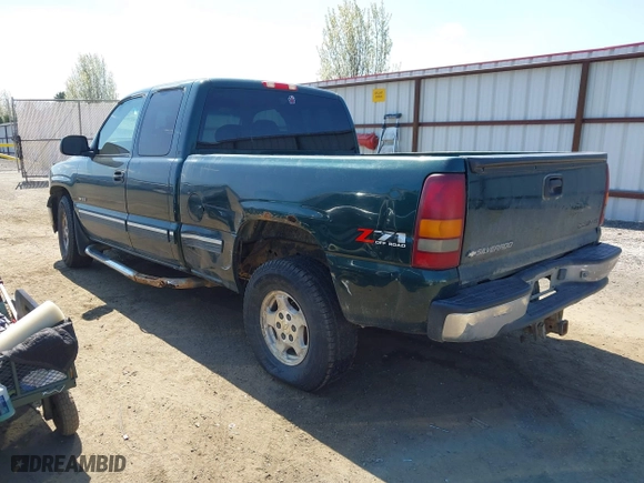 2002 Chevrolet Silverado 1500 LT with VIN 2GCEK19T821314733, listed as a IAAI auction lot 42057566 with 244,783 mi miles. Bid and sale history available at carsss.com. Image 3.