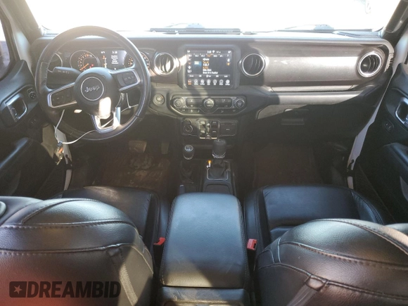 2019 Jeep Wrangler Unlimited Sahara with VIN 1C4HJXEGXKW651960, listed as a Copart auction lot 84255444 with 61,982 mi miles and Salvage title. Bid and sale history available at DreamBid. Image 8.