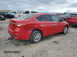 2018 Nissan Sentra SV with VIN 3N1AB7APXJL663246, listed as a Copart auction lot 47737365 with 0 mi miles and Salvage Title. Bid and sale history available at carsss.com. Image 3.