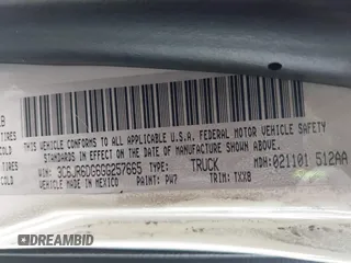 2016 Ram 1500 Tradesman with VIN 3C6JR6DG6GG257665, listed as a IAAI auction lot 42192865 with Not provided miles and . Bid and sale history available at DreamBid. Image 9.