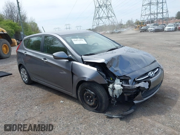 2016 Hyundai Accent SE with VIN KMHCT5AE1GU248364, listed as a IAAI auction lot 42072426 with 107,470 mi miles and . Bid and sale history available at carsss.com. Image 1.