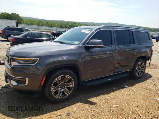 2022 Jeep Wagoneer Series III with VIN 1C4SJVDT8NS201275, listed as a Copart auction lot 63481615 with 57,569 mi miles and Salvage title. Bid and sale history available at DreamBid. Image 1.