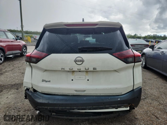2023 Nissan Rogue S with VIN 5N1BT3AAXPC823693, listed as a Copart auction lot 63245025 with 20,506 mi miles and Clean title. Bid and sale history available at DreamBid. Image 6.