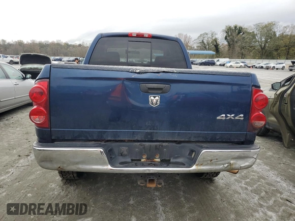 2007 Dodge Ram 2500 SLT with VIN 1D7KS28D67J589720, listed as a Copart auction lot 79232384 with 221,207 mi miles and Salvage Title. Bid and sale history available at carsss.com. Image 6.