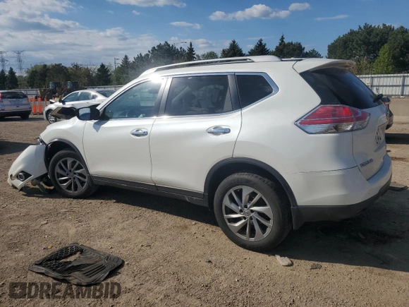 2015 Nissan Rogue SV z VIN 5N1AT2MVXFC860357, wystawiony jako Copart lot #55969025 z przebiegiem 114 046 mil mil oraz Szkoda całkowita • Salvage title. Historia ofert i sprzedaży dostępna na DreamBid. Obrazek 2.