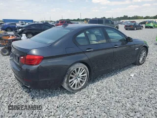 2012 BMW 5 Series 550i with VIN WBAFR9C58CDV59205, listed as a Copart auction lot 53656755 with 122,445 mi miles and Salvage Title. Bid and sale history available at carsss.com. Image 3.
