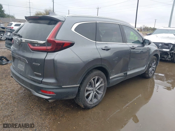 2021 Honda CR-V Touring with VIN 2HKRW2H93MH674995, listed as a IAAI auction lot 41347439 with 58,226 mi miles. Bid and sale history available at carsss.com. Image 4.