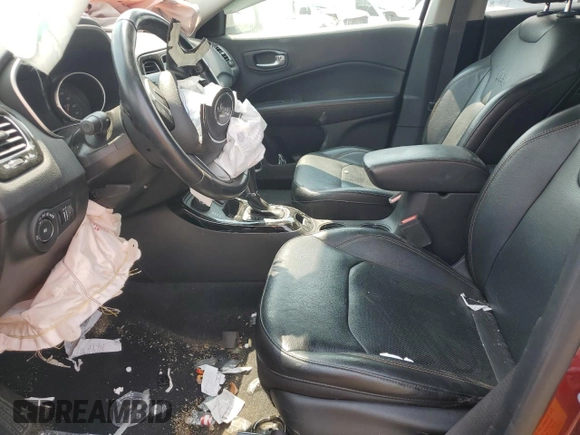 2020 Jeep Compass Limited с VIN 3C4NJDCB8LT255204, выставлен на аукционе Copart как лот 59710135 с пробегом 50 100 миль миль и Списание • Salvage title. История ставок и продаж доступна на DreamBid. Изображение 7.