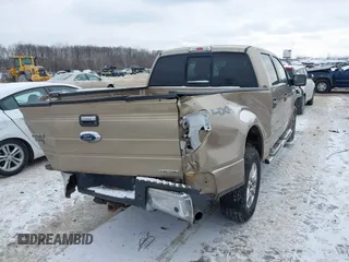 2013 Ford F-150 XL with VIN 1FTFW1EF0DFD66474, listed as a IAAI auction lot 41613819 with 130,585 mi miles. Bid and sale history available at carsss.com. Image 4.