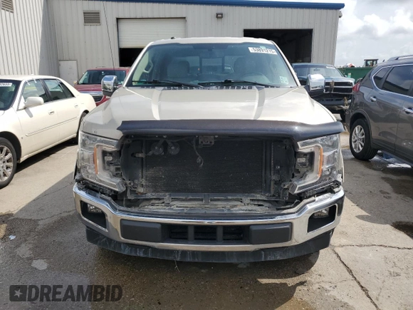 2018 Ford F-150 XL with VIN 1FTEW1CG7JFA27293, listed as a Copart auction lot 53891215 with 142,163 mi miles and Salvage Title. Bid and sale history available at carsss.com. Image 5.