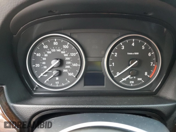 2007 BMW 3 Series 328xi with VIN WBAWV53507P076803, listed as a Copart auction lot 79653084 with Not provided miles and Salvage title. Bid and sale history available at DreamBid. Image 9.