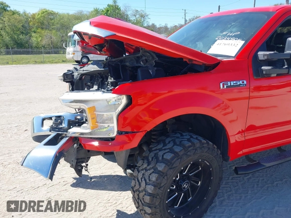 2018 Ford F-150 XL with VIN 1FTEW1E53JFA02130, listed as a IAAI auction lot 41769332 with 186,681 mi miles. Bid and sale history available at carsss.com. Image 18.