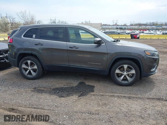 2019 Jeep Cherokee Limited with VIN 1C4PJMDX6KD156310, listed as a IAAI auction lot 41982999 with 52,000 mi miles. Bid and sale history available at carsss.com. Image 13.