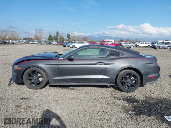 2020 Ford Mustang EcoBoost with VIN 1FA6P8TH7L5159973, listed as a IAAI auction lot 41691692 with 62,365 mi miles. Bid and sale history available at carsss.com. Image 15.
