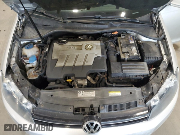 2014 Volkswagen Jetta TDI with VIN 3VWML7AJ5EM610664, listed as a Copart auction lot 60241915 with 126,602 mi miles and Salvage title. Bid and sale history available at DreamBid. Image 12.