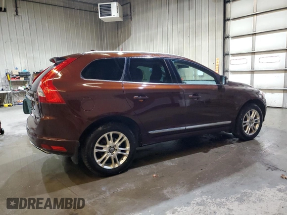 2015 Volvo XC60 T5 with VIN YV4612RK3F2677464, listed as a Copart auction lot 47988735 with 120,827 mi miles and Salvage Title. Bid and sale history available at carsss.com. Image 3.