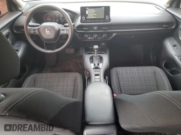 2023 Honda HR-V LX with VIN 3CZRZ2H34PM724332, listed as a Copart auction lot 59351165 with 20,700 mi miles and Salvage title. Bid and sale history available at DreamBid. Image 8.