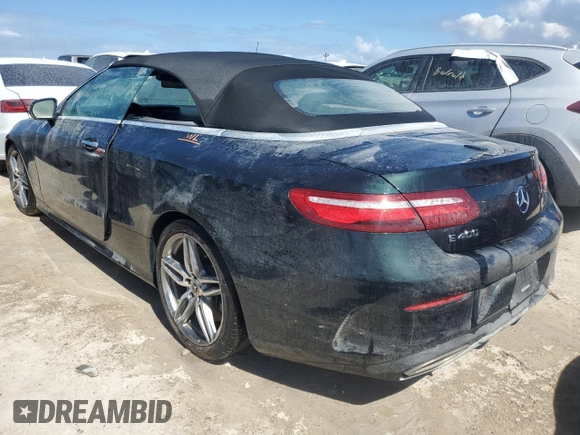 2018 Mercedes-Benz E-Class E 400 with VIN WDD1K6FB8JF046433, listed as a Copart auction lot 75609274 with 0 mi miles and Salvage Title. Bid and sale history available at carsss.com. Image 2.