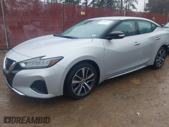 2020 Nissan Maxima SV with VIN 1N4AA6CV5LC384863, listed as a IAAI auction lot 41396121 with 90,730 mi miles. Bid and sale history available at carsss.com. Image 18.